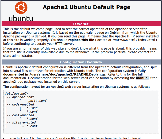 Apache2 On Ubuntu 14.04