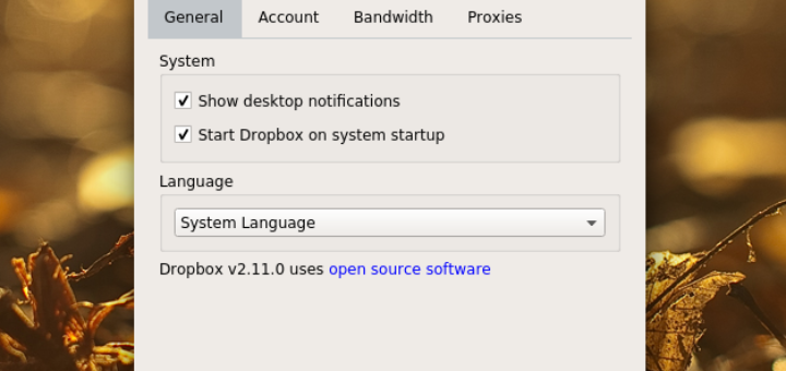Dropbox QT theme for Linux
