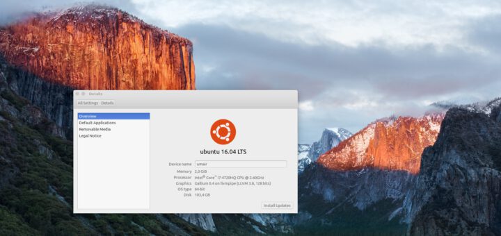 Install Mac Theme For Ubuntu 16.04