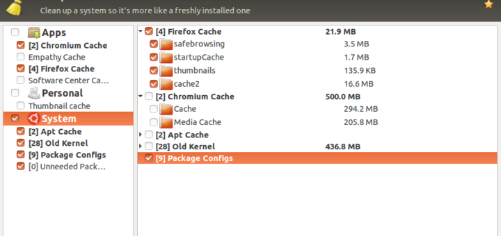 Ubuntu Cleaner App