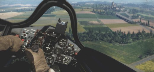 War Thunder first person in jet