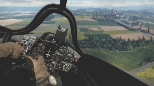 War Thunder first person in jet