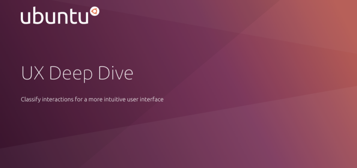 UX Deep Dive: Classify interactions for a more intuitive user interface | Ubuntu