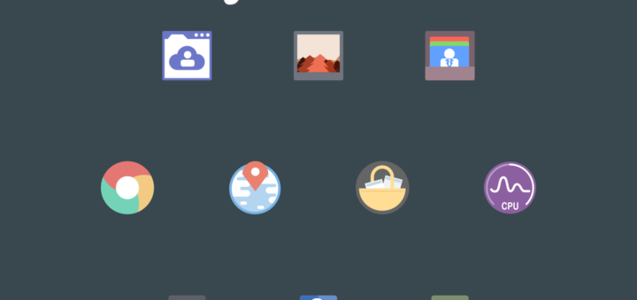 Zafiro icons theme preview