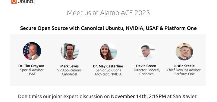 Meet the Canonical Federal and DOD team at Alamo Ace 2023 | Ubuntu