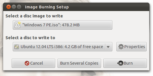 Burn DVDs In Ubuntu