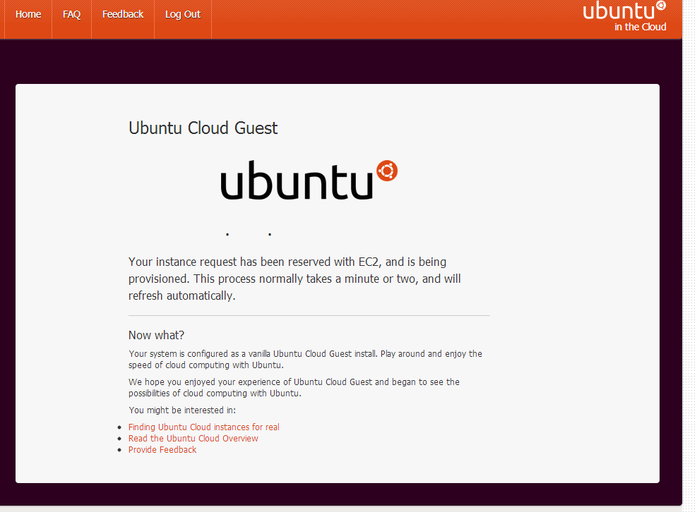 Install ubuntu for cloud photo