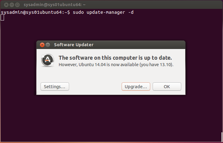 Upgrade ubuntu 14 04 how to