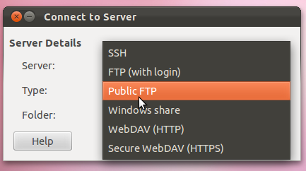 Install ftp on ubuntu