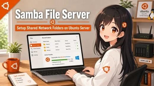 Samba file server guide cover - How to Setup a Samba File Server on Ubuntu - Step-by-Step Guide