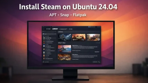 Get steam on ubuntu cover - How to Install Steam on Ubuntu 24.04 (APT, Snap & Flatpak Guide)