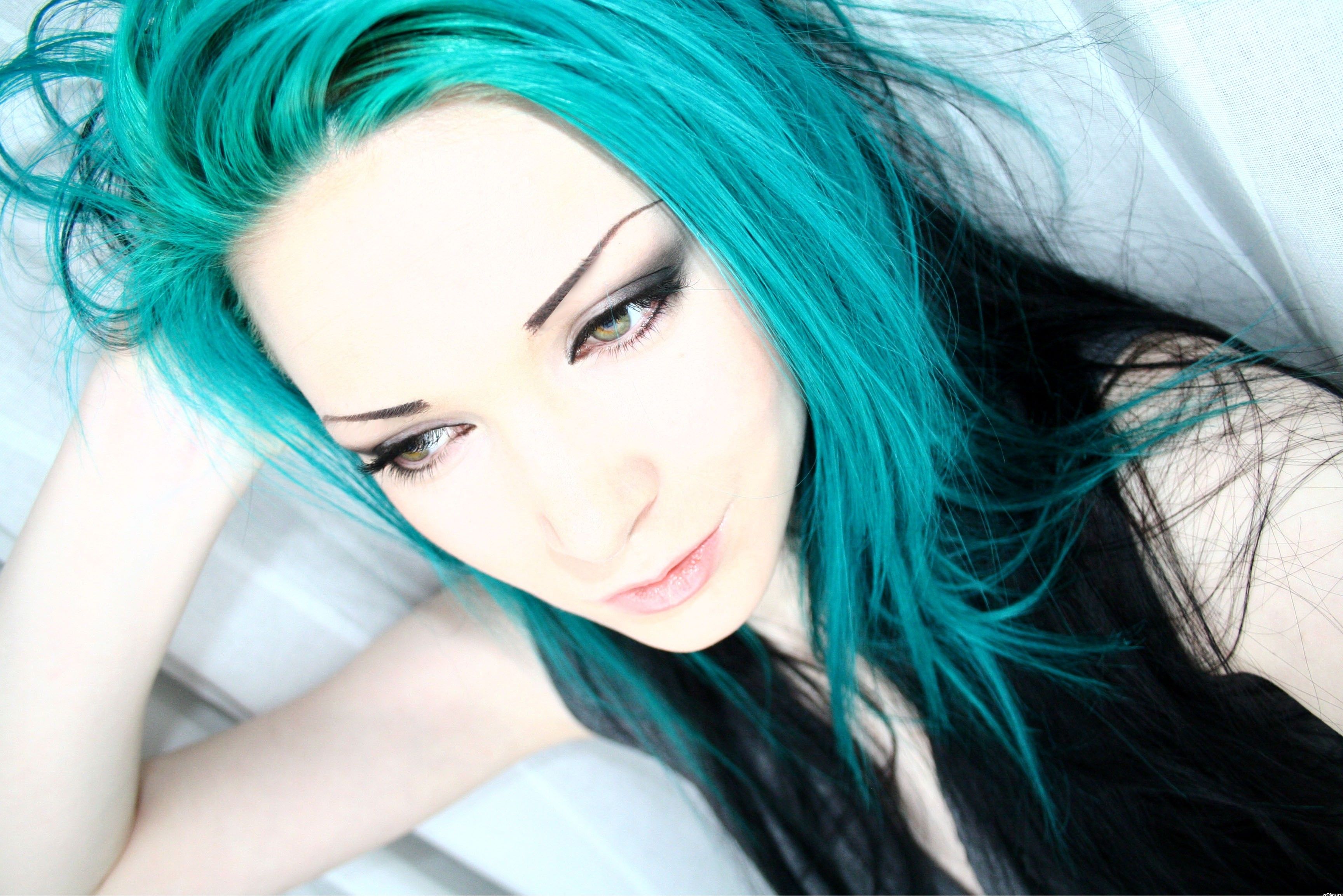 Emo Cam Girl Blue Hair 2014 - wide 2