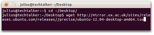Download files with Wget on Ubuntu