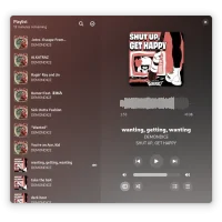 Best music players ubuntu amberol screenshot