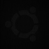 Black ubuntu wallpaper 06 ring logo shadow - 15 Black Ubuntu Wallpapers in HD and 4K