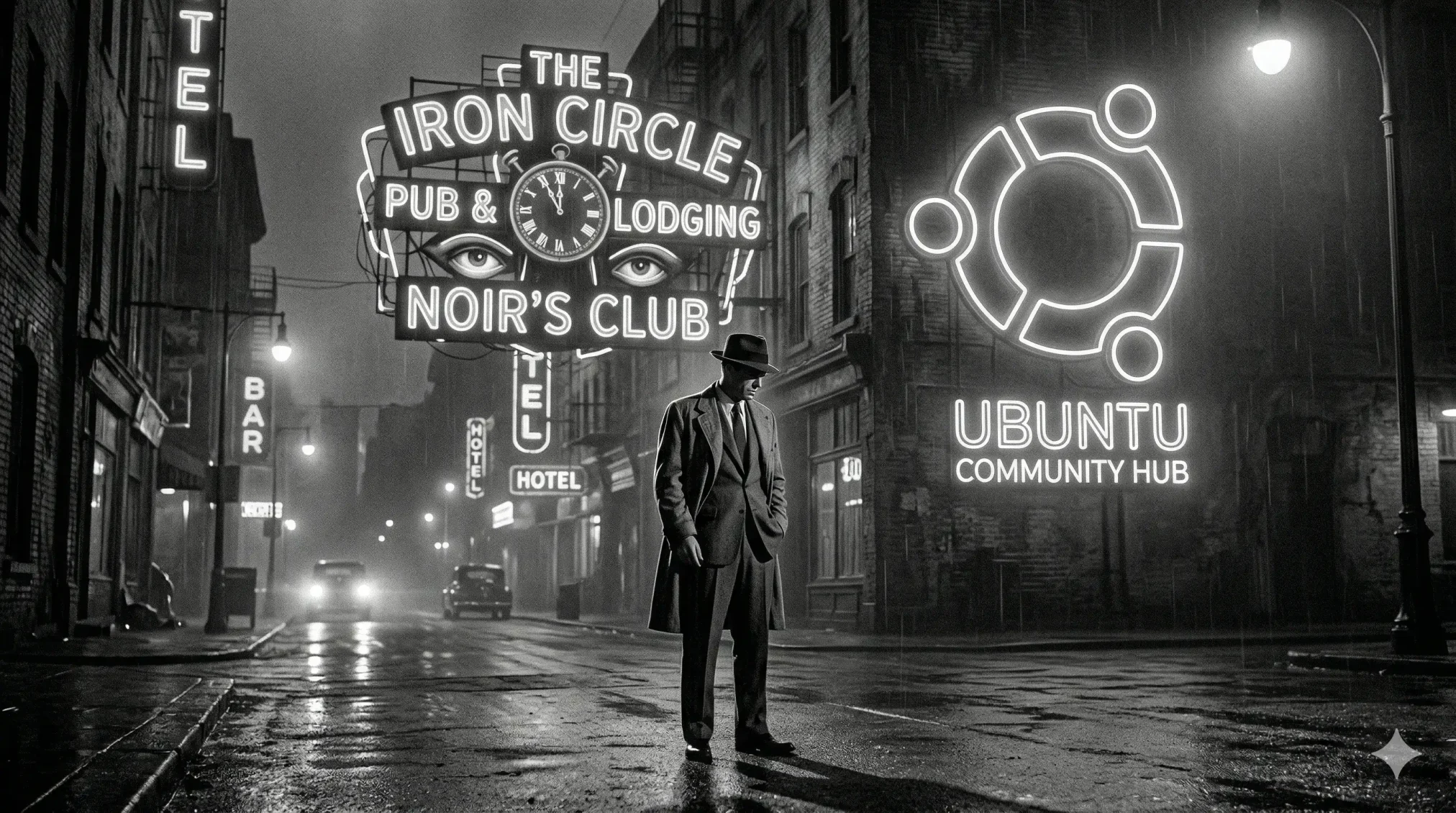 Black ubuntu wallpaper 08 black white noir skull - 15 Black Ubuntu Wallpapers in HD and 4K