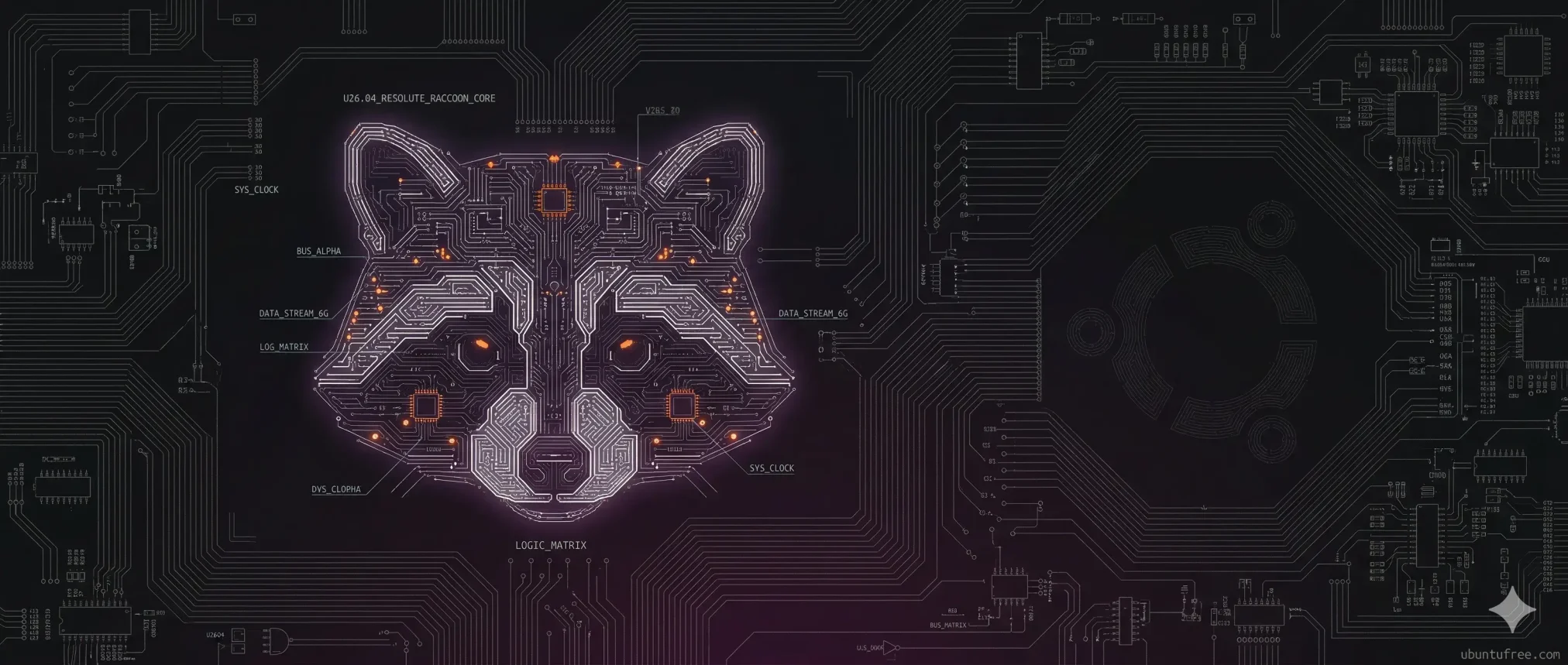 Black ubuntu wallpaper 17 raccoon face art - 15 Black Ubuntu Wallpapers in HD and 4K