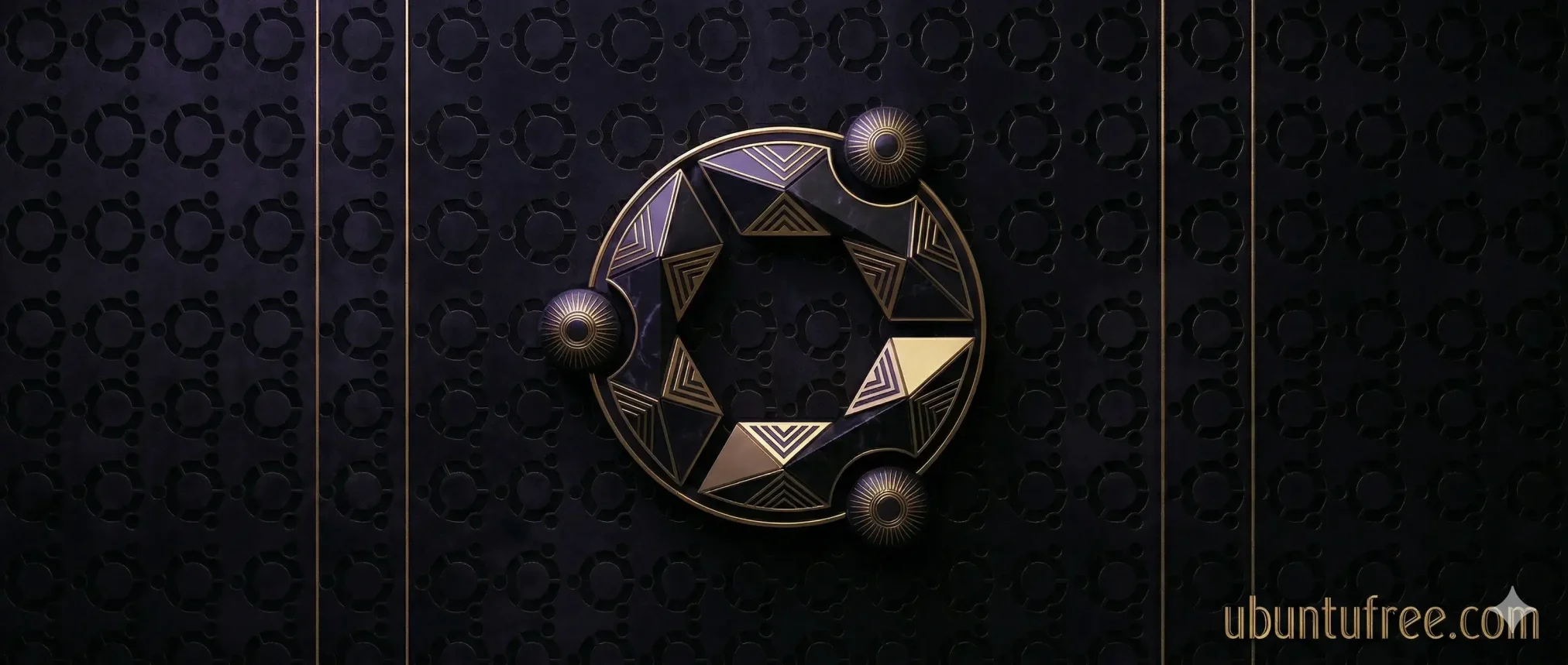 Black ubuntu wallpaper 25 orbit logo ring - 15 Black Ubuntu Wallpapers in HD and 4K