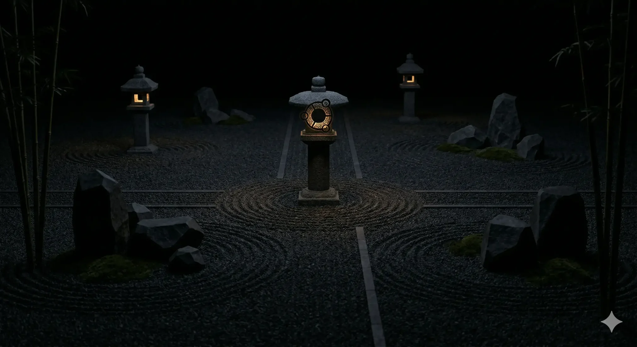 Black ubuntu wallpaper 28 lone figure night - 15 Black Ubuntu Wallpapers in HD and 4K