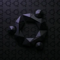 Black ubuntu wallpaper 29 skull emblem dark - 15 Black Ubuntu Wallpapers in HD and 4K