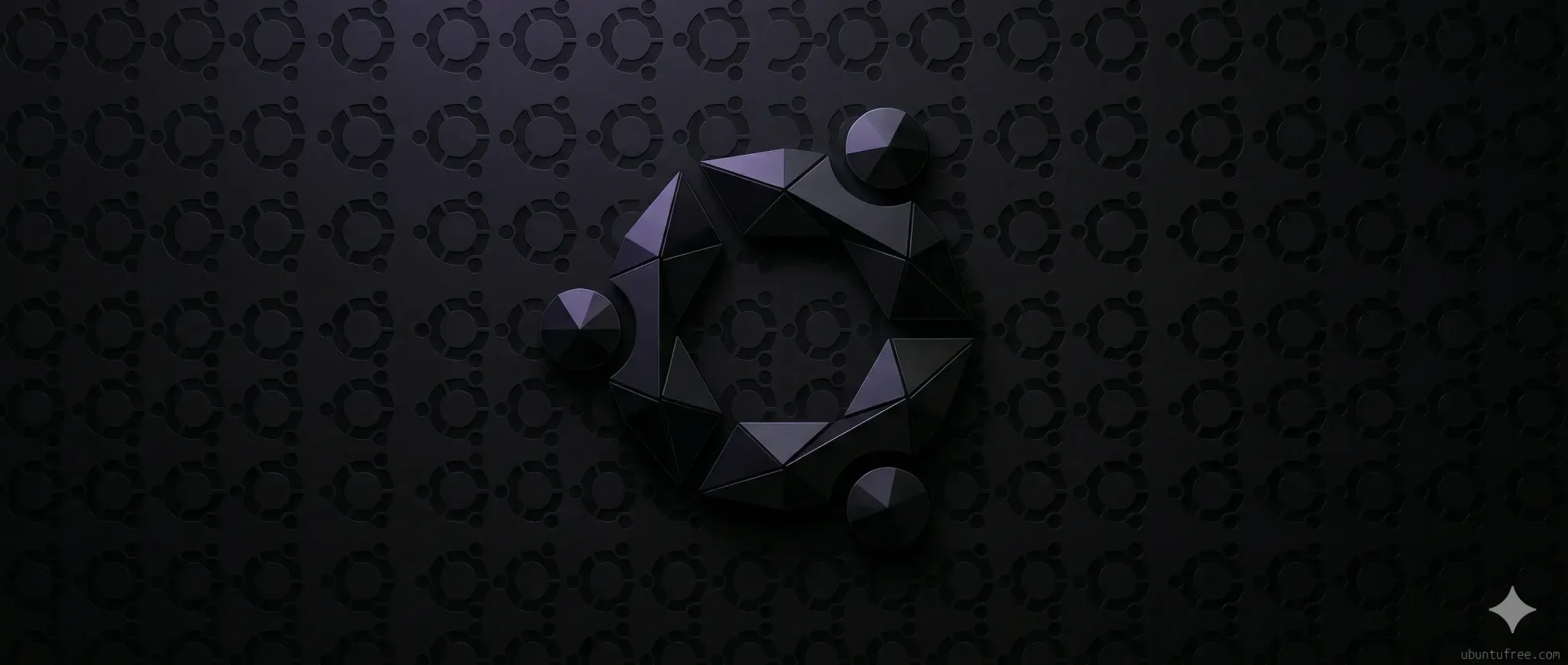 Black ubuntu wallpaper 29 skull emblem dark - 15 Black Ubuntu Wallpapers in HD and 4K