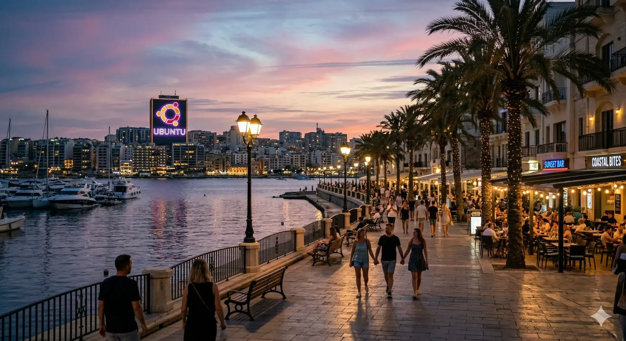 Black ubuntu wallpaper 32 sunset road landscape - 15 Black Ubuntu Wallpapers in HD and 4K