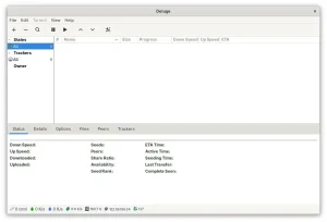 Deluge main page desktop screenshot - How to Install Deluge on Ubuntu 26.04 - Complete Guide
