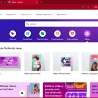 Canva ubuntu screenshot