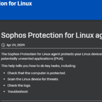 Sophos antivirus linux protection