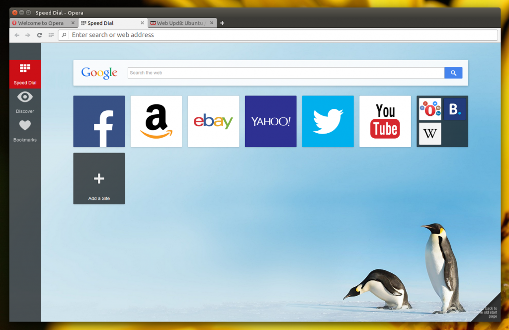 Get Opera Browser 26 for Ubuntu