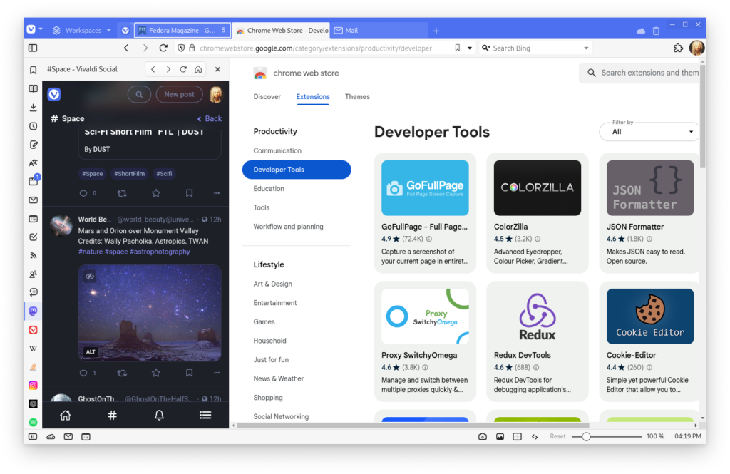 Chrome extensions