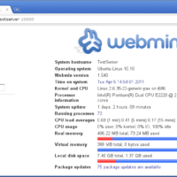 Webmin-Screenshot