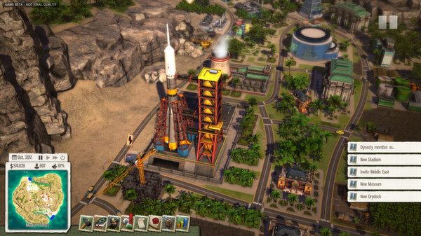 Tropico 5 ubuntu gameplay