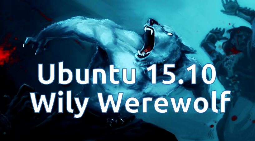 Cool Ubuntu 15.10 Wily WereWolf Logo