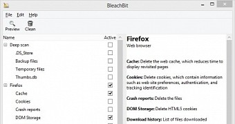 Bleachbit 1 8 open source system cleaner out now for linux and windows