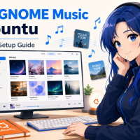 Gnome music player on ubuntu cover