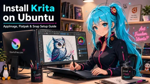 Install krita on linux ubuntu cover - How to Install Krita on Ubuntu 26.04 - Complete Setup Guide
