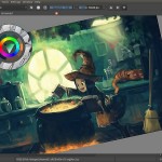 Krita app user interface