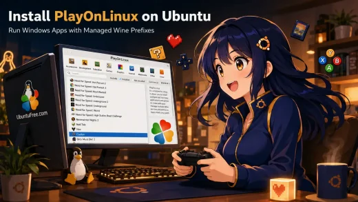 Playonlinux for ubuntuos cover - How to Install PlayOnLinux on Ubuntu 26.04 - Complete Guide