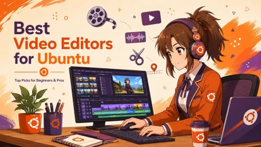 Top video editors on ubuntu guide cover - Best Video Editors for Ubuntu - Top Picks for Beginners & Pros