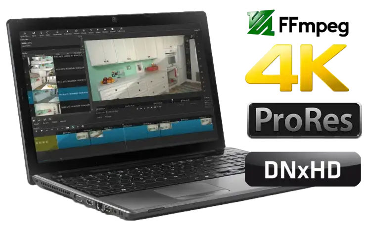 Shotcut video editor screenshot on Ubuntu
