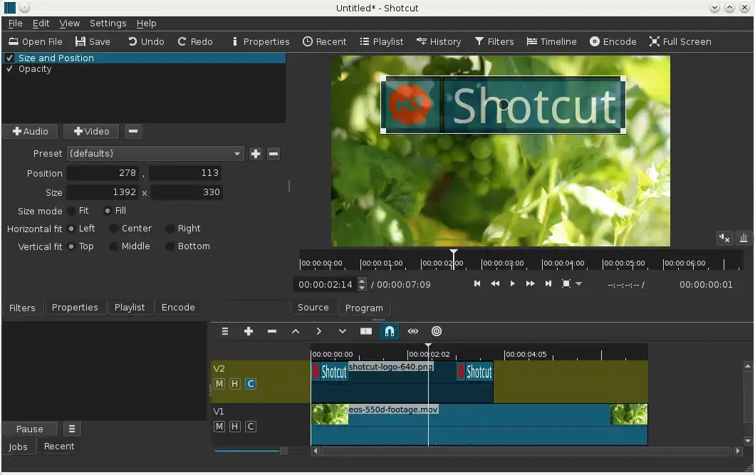 Hd screenshot of shotcut on ubuntu - How to Install Shotcut on Ubuntu 26.04 - Complete Guide