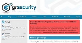 Grsecurity forced by multi billion dollar company to release patches only to sponsors