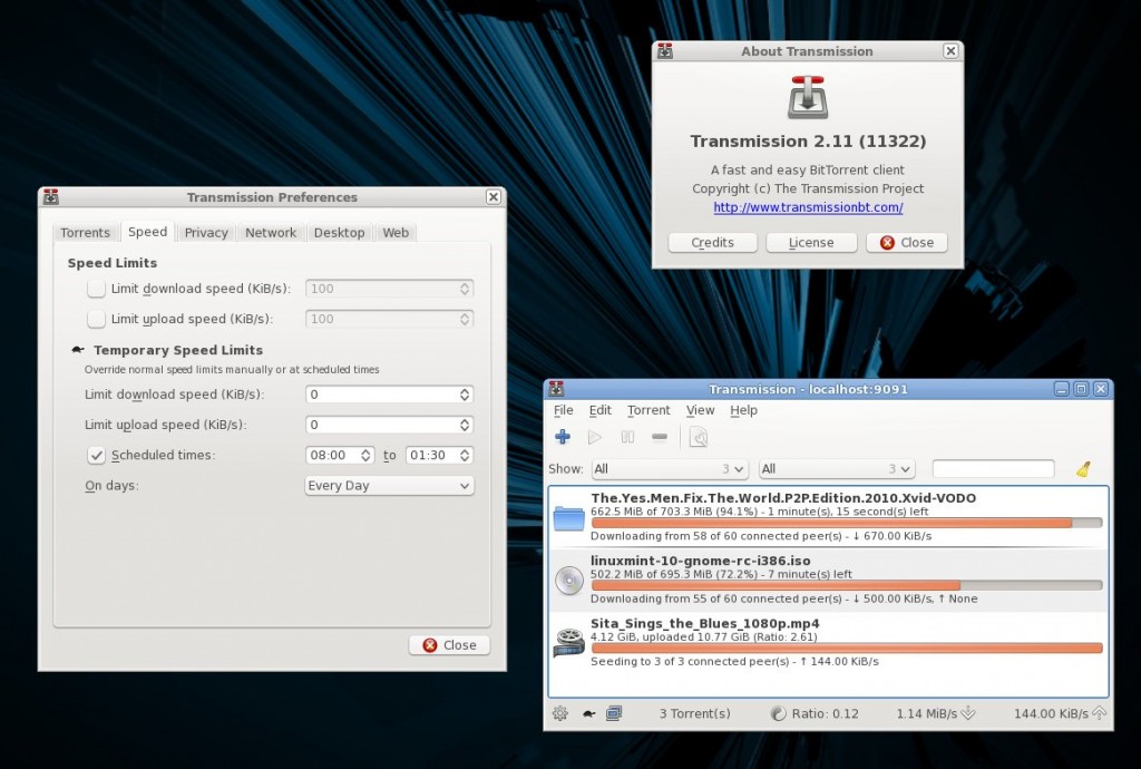 Transmissionbt download torrents
