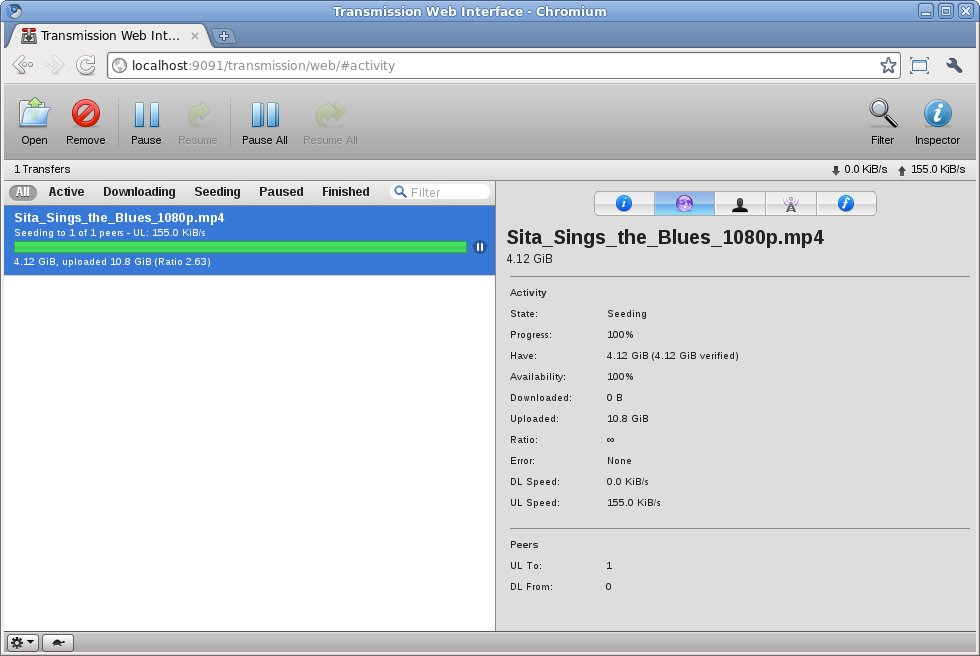 Transmissionbt web client