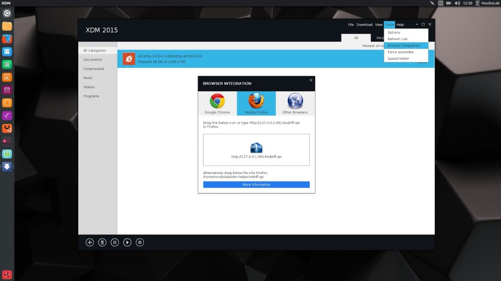 Xtreme download manager browsers