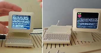 This amazing miniature apple computer is based on raspberry pi and raspbian