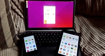 Watch unity 8 and mir running on a nexus 7 tablet connected to an external monitor