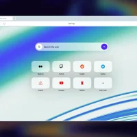 Opera browser screenshot via snapcraft