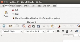 Libreoffice developers working on new toolbar layout